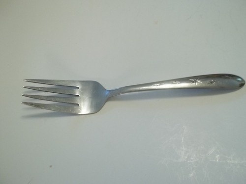 Stainless flatware atomic era - atomic,